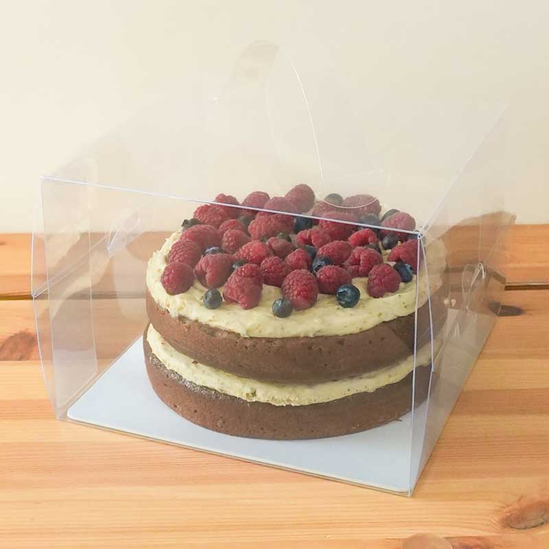 Pastel Nude cake de Choco platano y pistache - 8 a 10 porciones