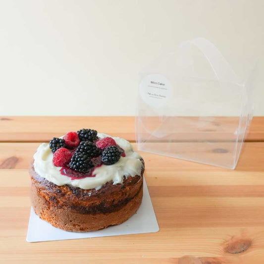 Mini pastel de queso con moras - para 2 personas