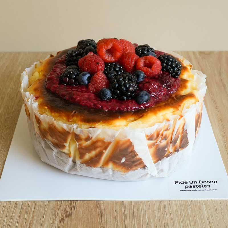 tarta de queso con frutos rojos envío a domicilio en cdmx